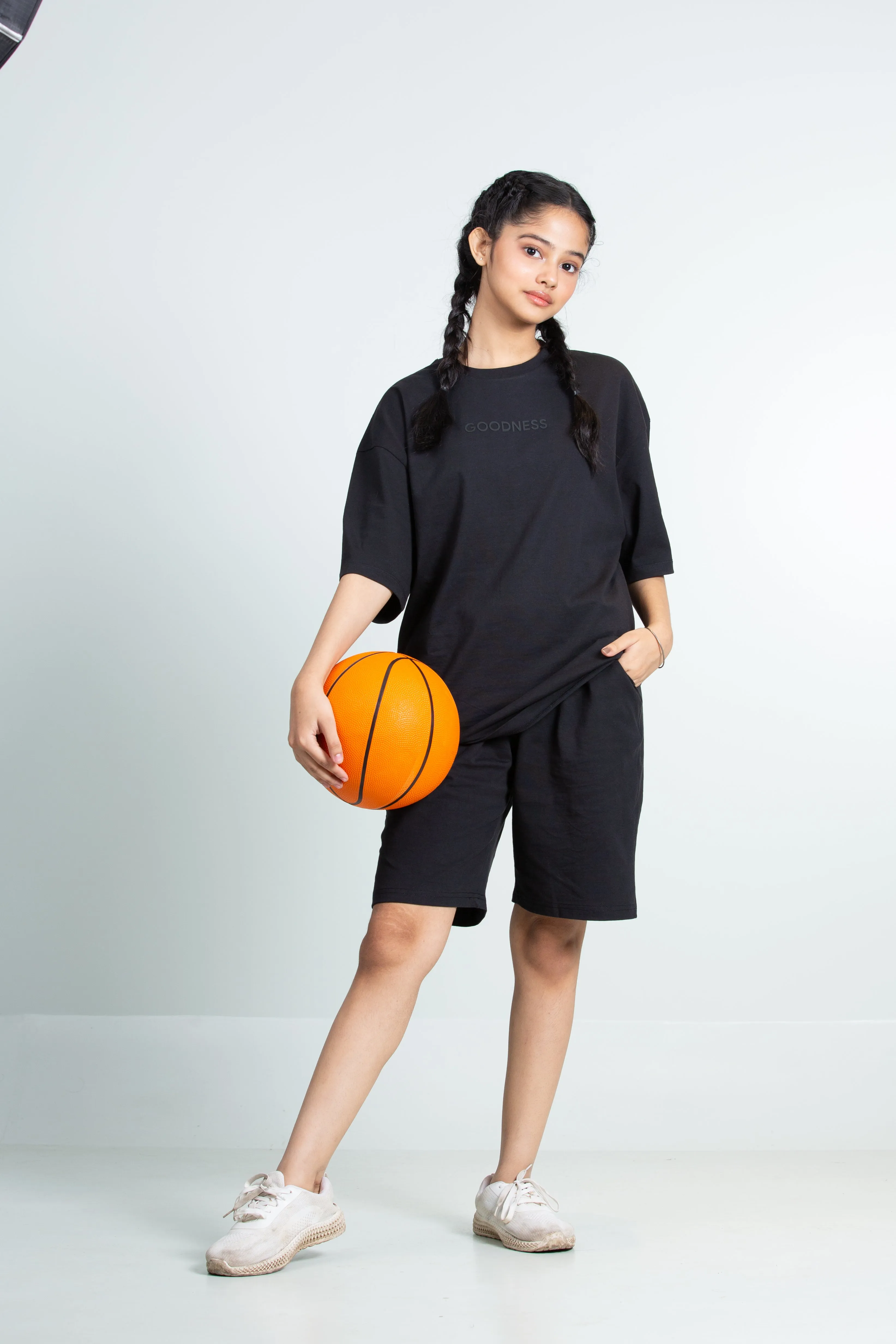 Co-Ord Set (Top Bottom) | Black