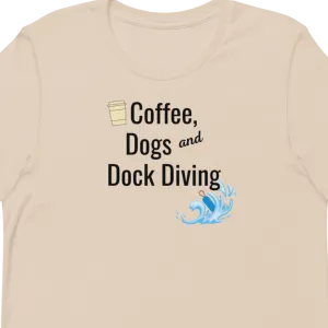 Coffee, Dogs & Dock Diving T-Shirts - Light