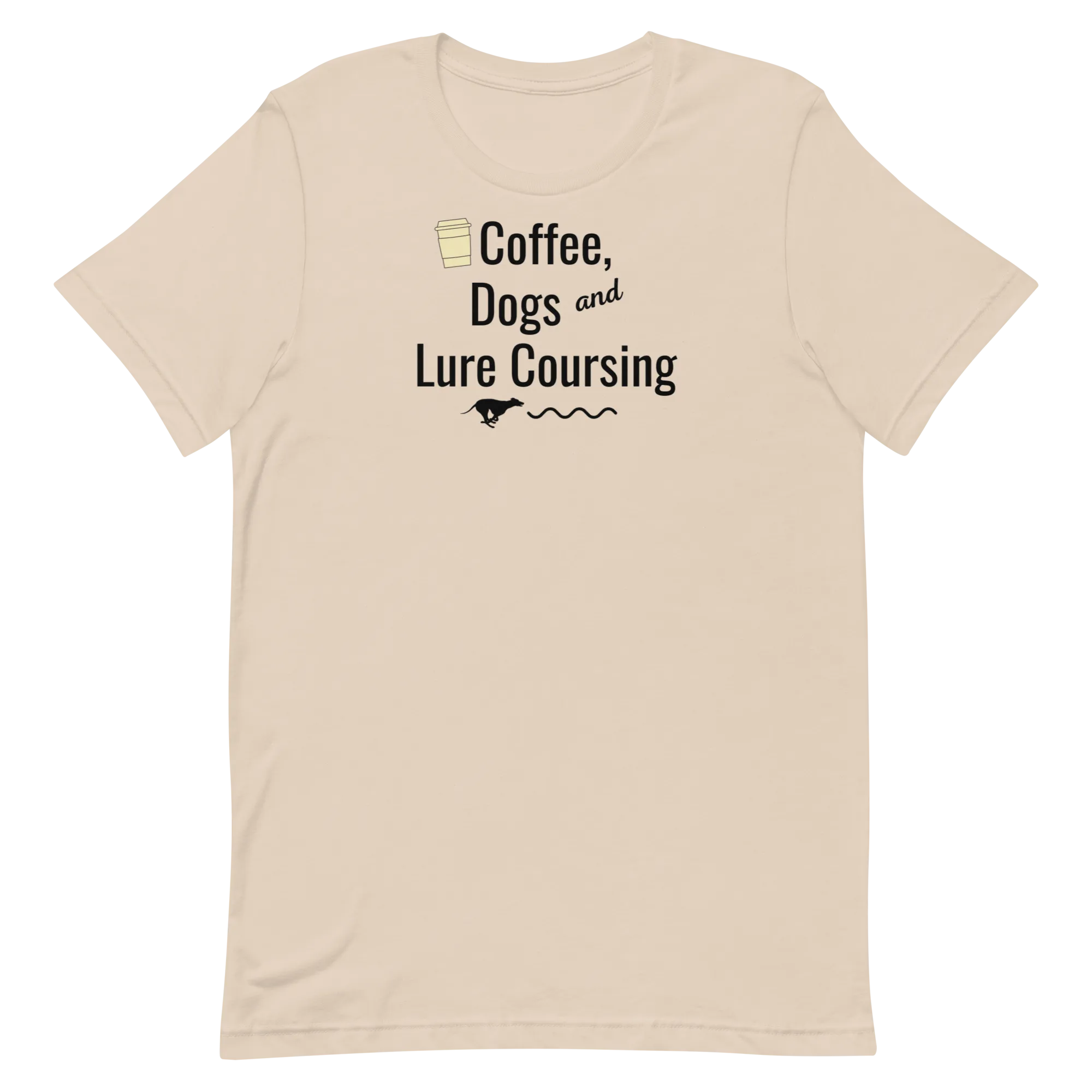 Coffee, Dogs & Lure Coursing T-Shirts - Light