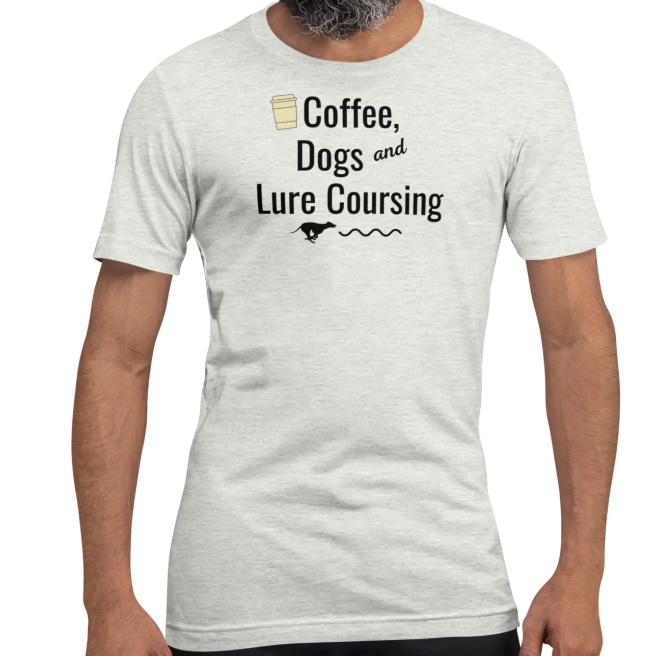 Coffee, Dogs & Lure Coursing T-Shirts - Light