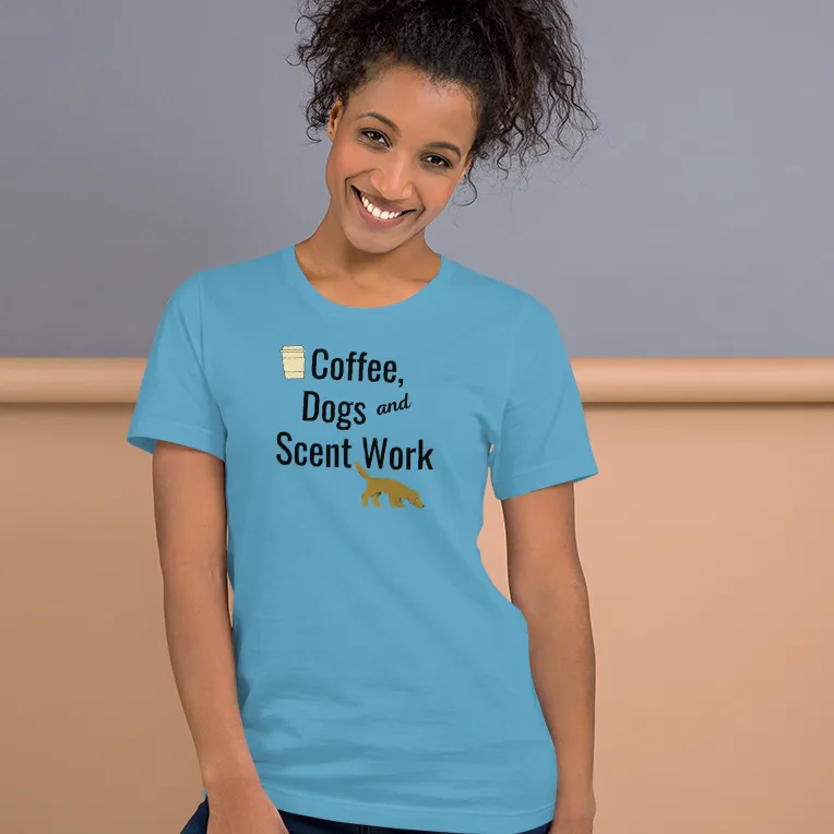 Coffee, Dogs & Scent Work T-Shirts - Light