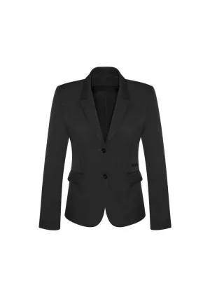 Cool Stretch Womens Two Button Mid Length Jacket (BZ-60119)