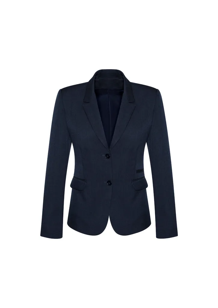 Cool Stretch Womens Two Button Mid Length Jacket (BZ-60119)