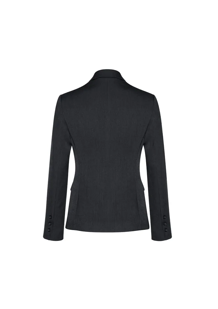 Cool Stretch Womens Two Button Mid Length Jacket (BZ-60119)