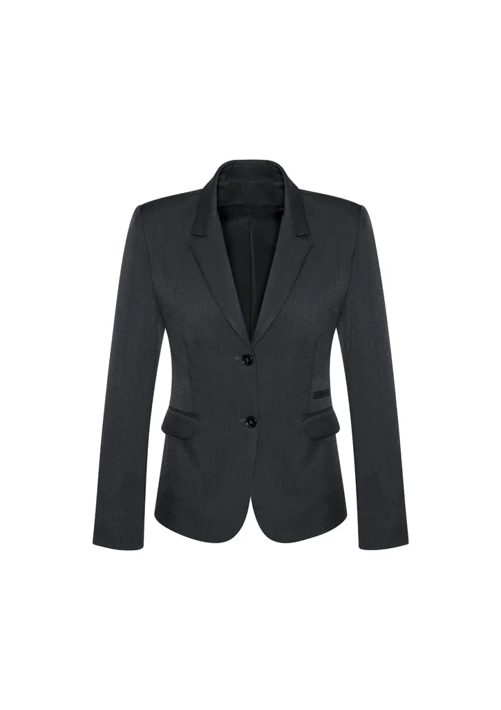 Cool Stretch Womens Two Button Mid Length Jacket (BZ-60119)