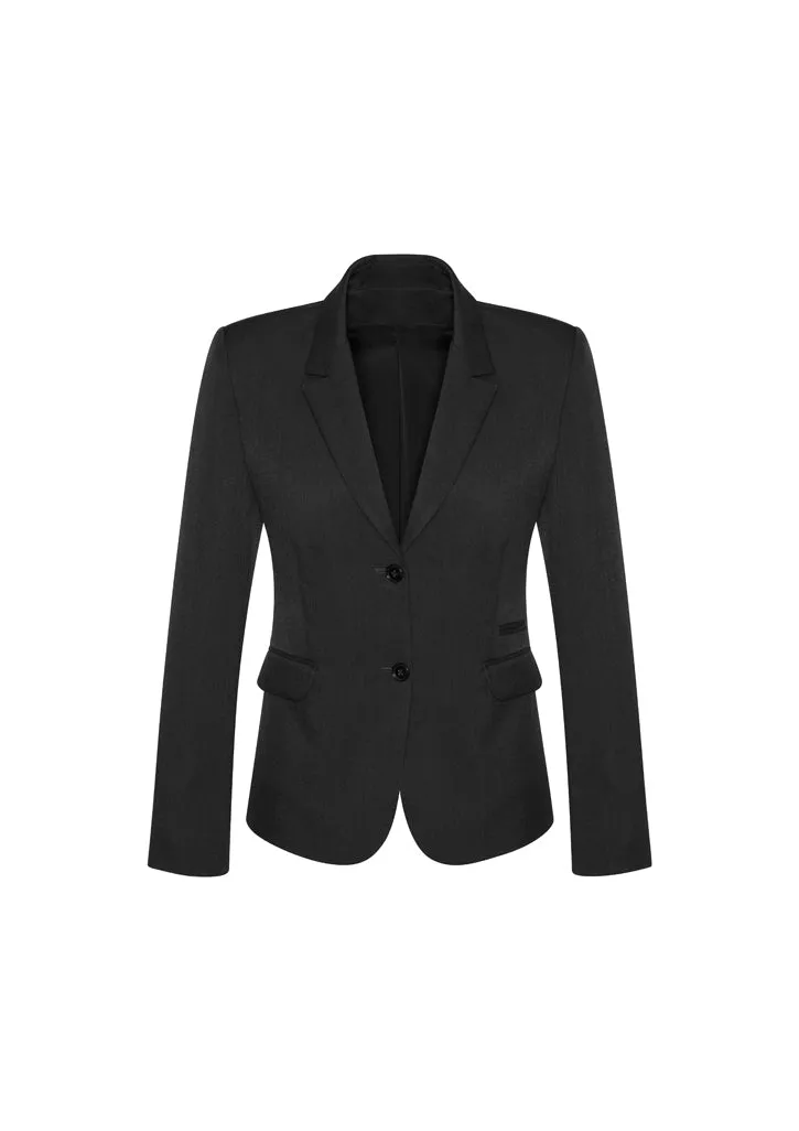 Cool Stretch Womens Two Button Mid Length Jacket (BZ-60119)