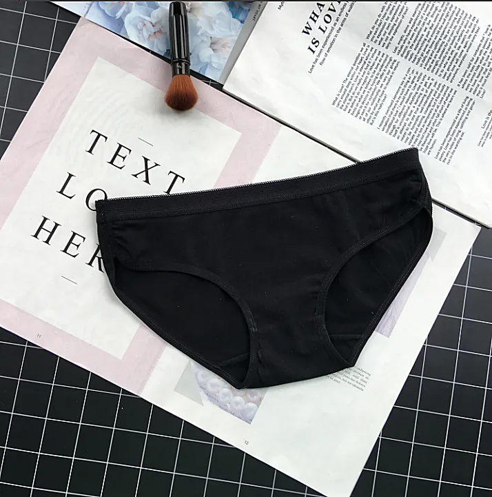 Cotton Soft Solid Colored Cotton Panties
