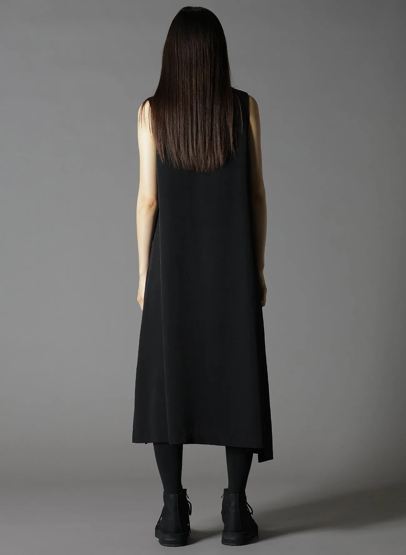 CREPE DE CHINE SLEEVELESS DRESSES