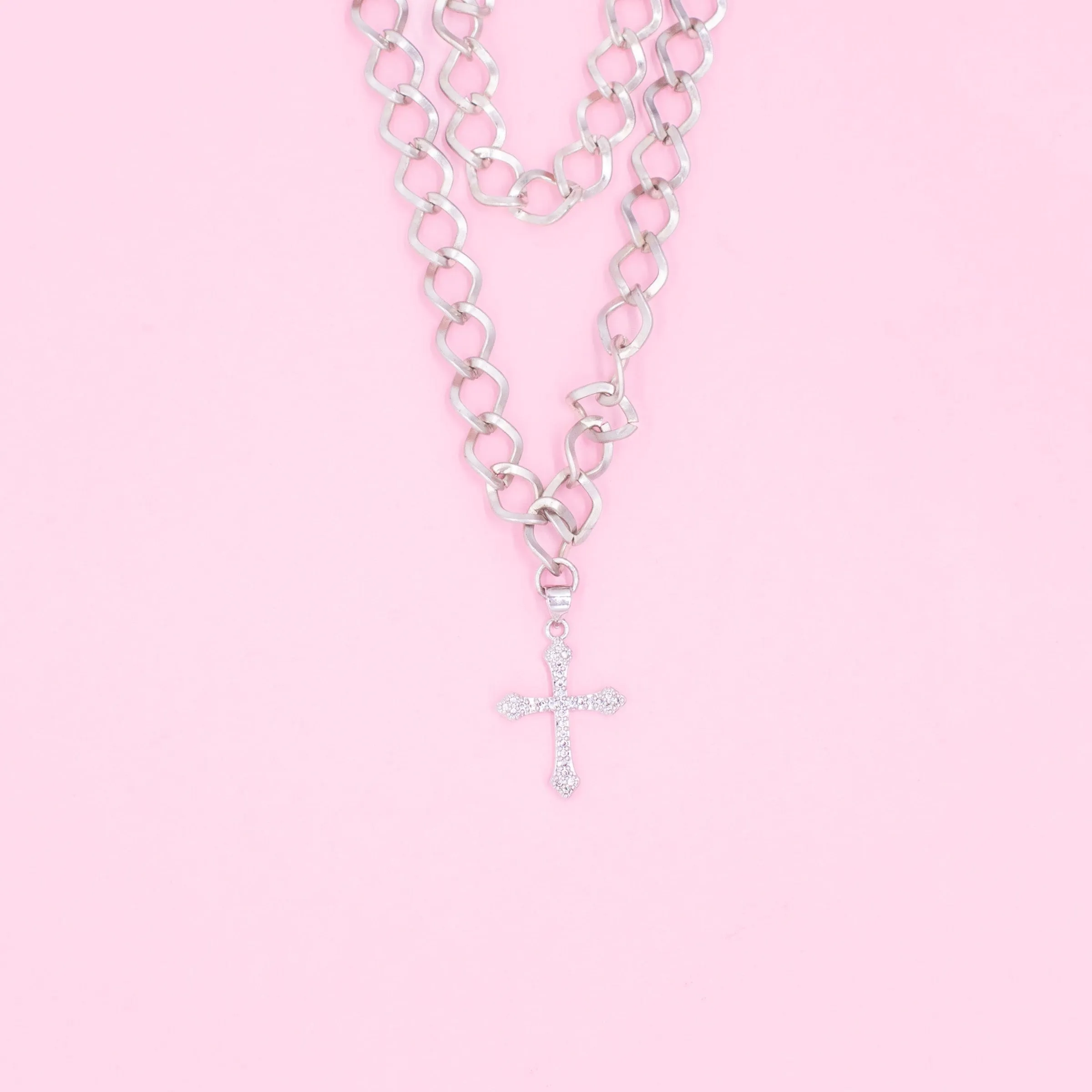 Cristina Cross Layered Necklace
