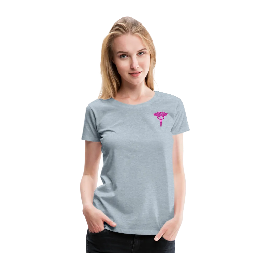 Critical Care Nurse Flag Women’s Premium T-Shirt (CK1837)