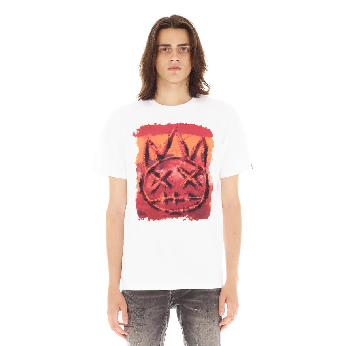 CULT OF INDIVIDUALITY SHORT SLEEVE CREW NECK TEE MOSS (WHITE)