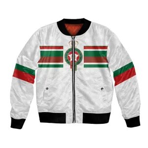 Custom Moroccan Football Bomber Jacket The Hunt of Atlas Lions LT03