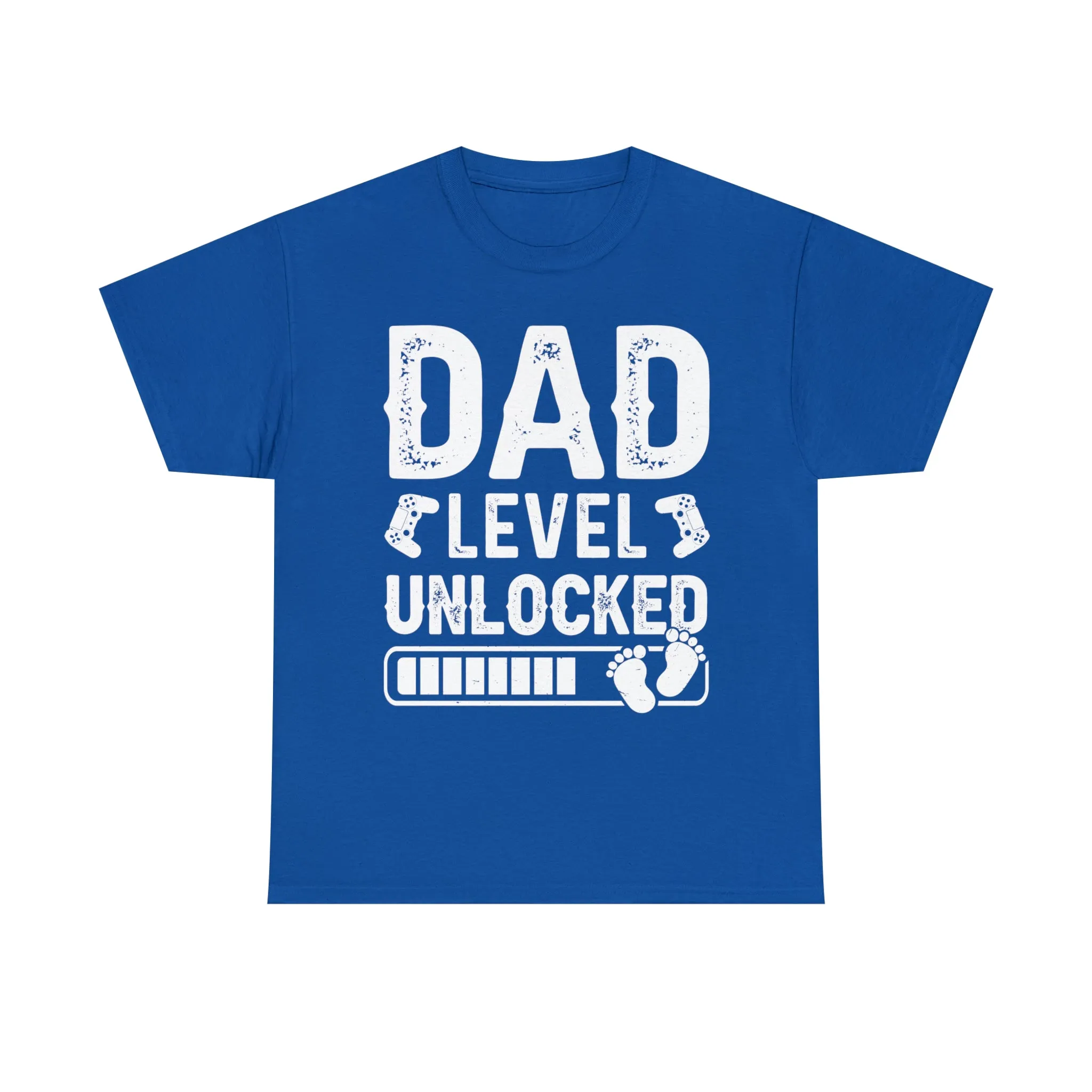 Dad Level Unlocked - Unisex Heavy Cotton Tee