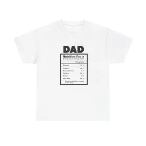 Dad's nutrition table Cotton Tee