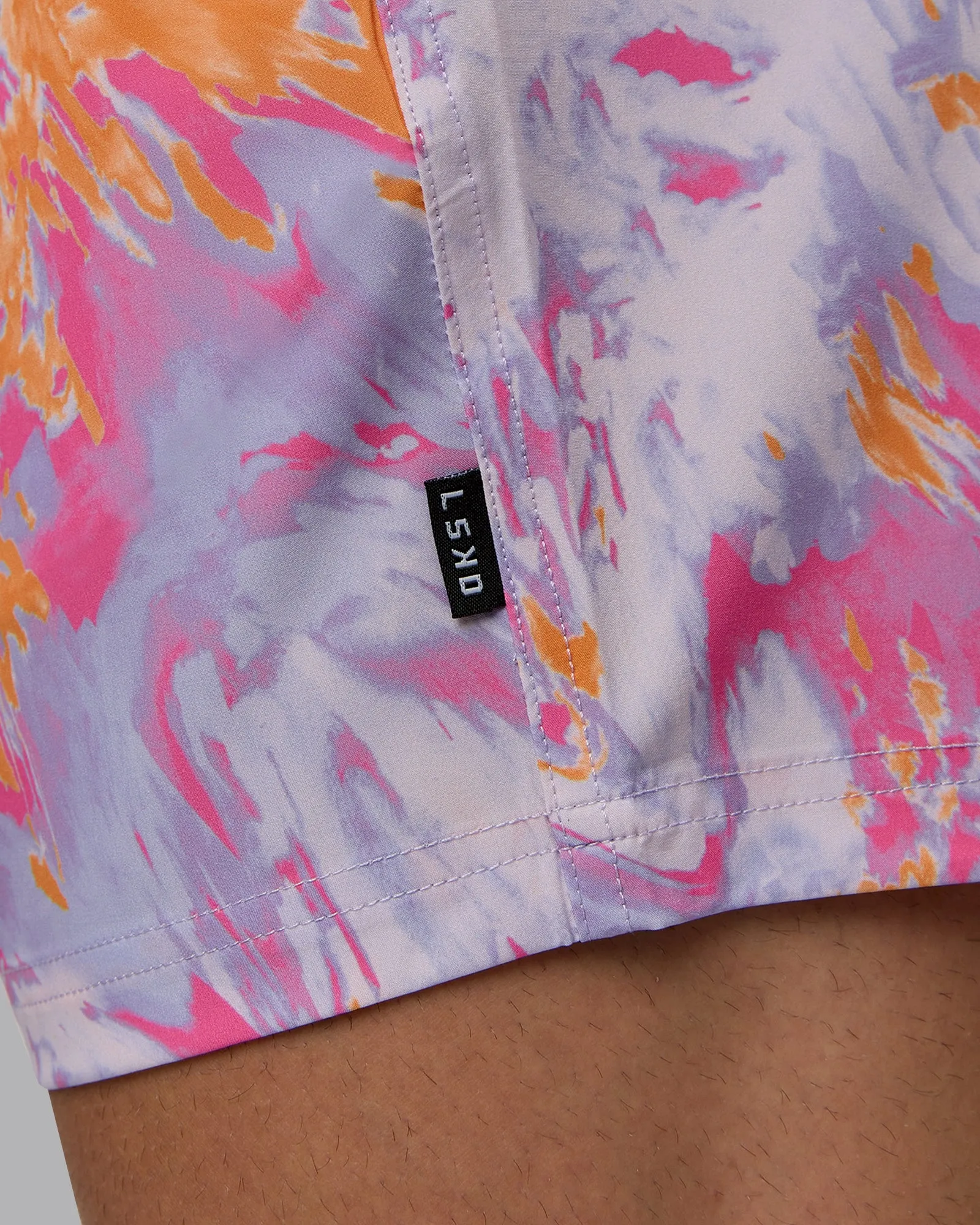 Daily 5" Swim Shorts - React Pink-Orange