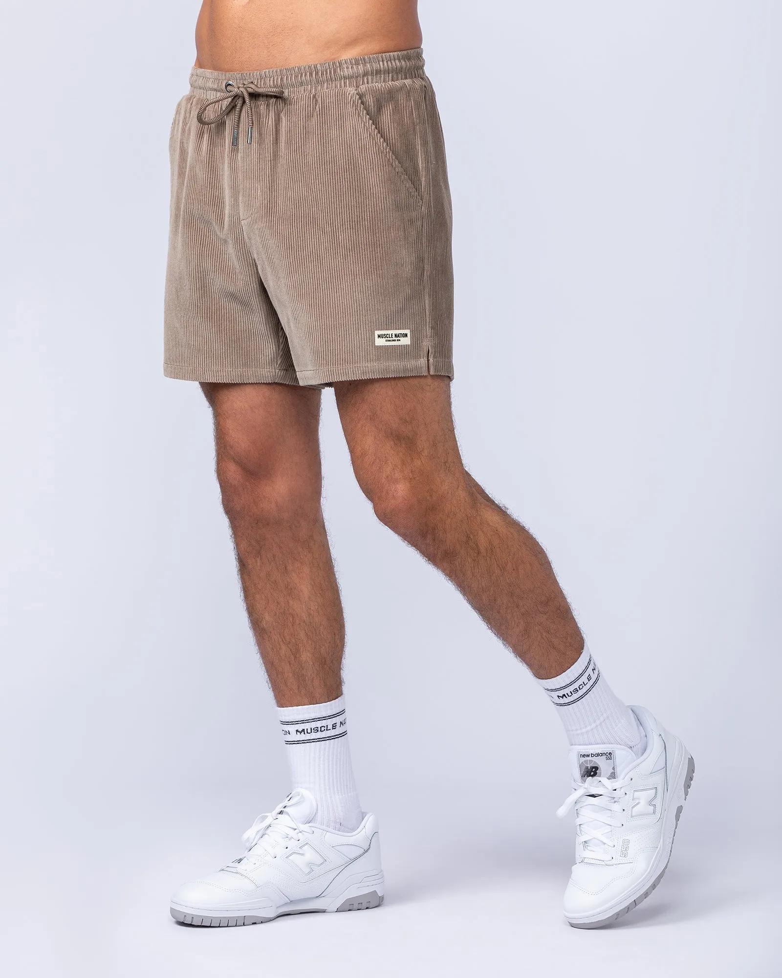 Daily Corduroy 5" Shorts - Light Brown
