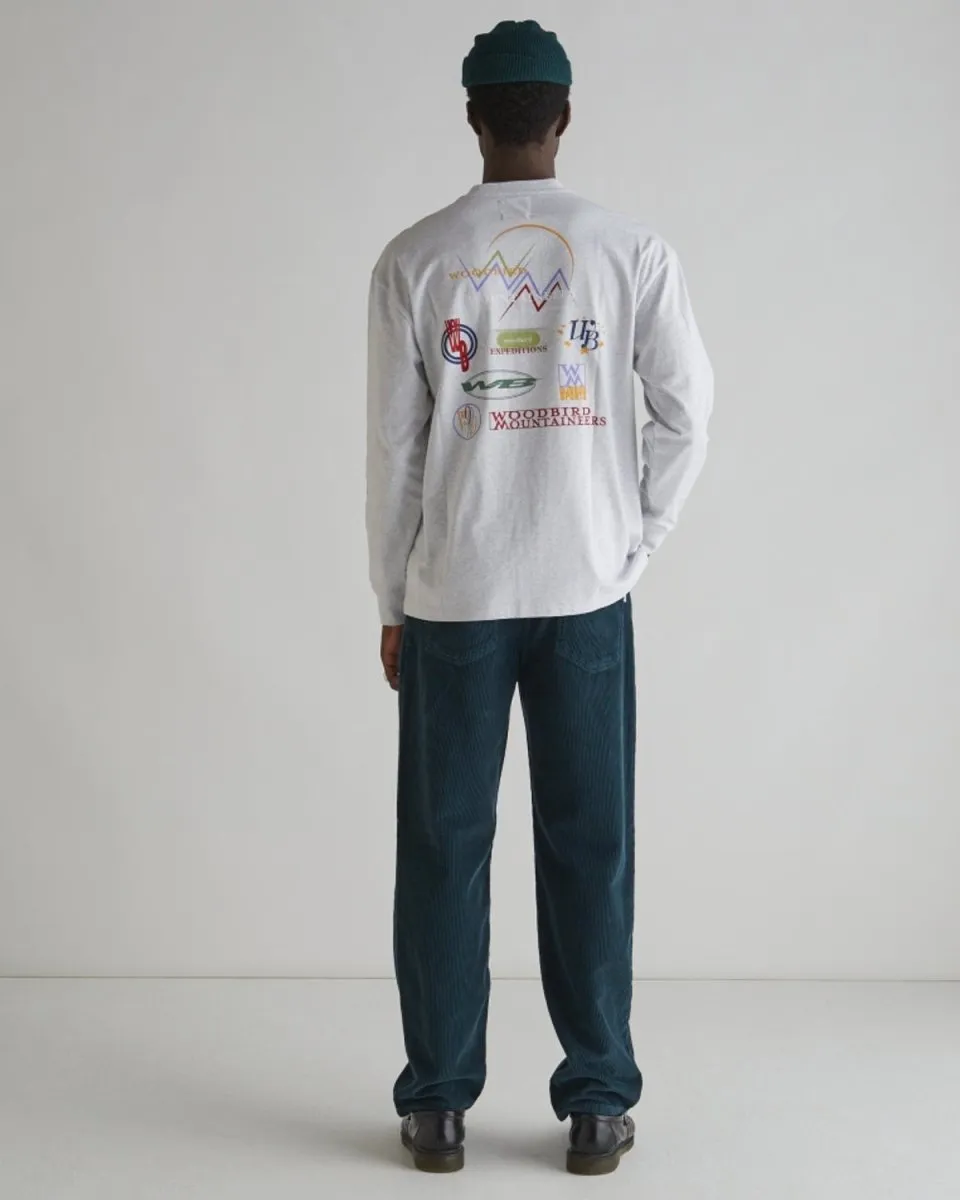 Dane Sports L/S Tee - Snow Melange