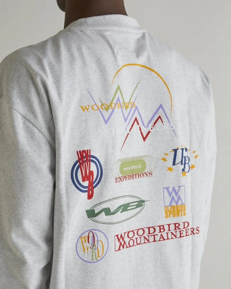 Dane Sports L/S Tee - Snow Melange