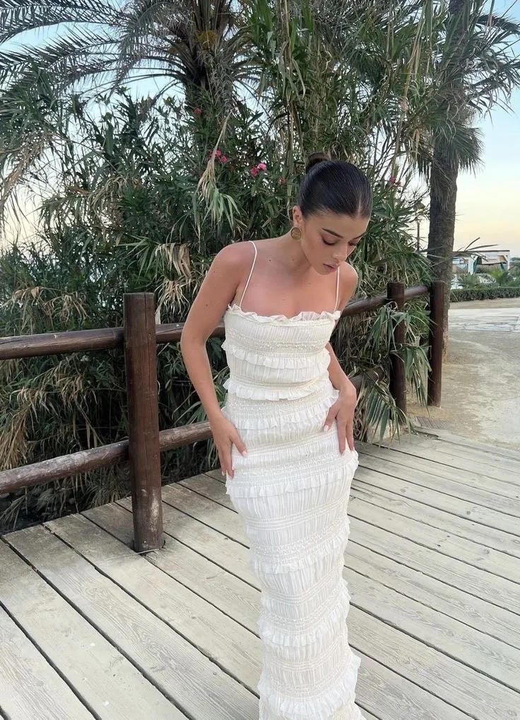 Danielle | Layered Ruffle Maxi Dress
