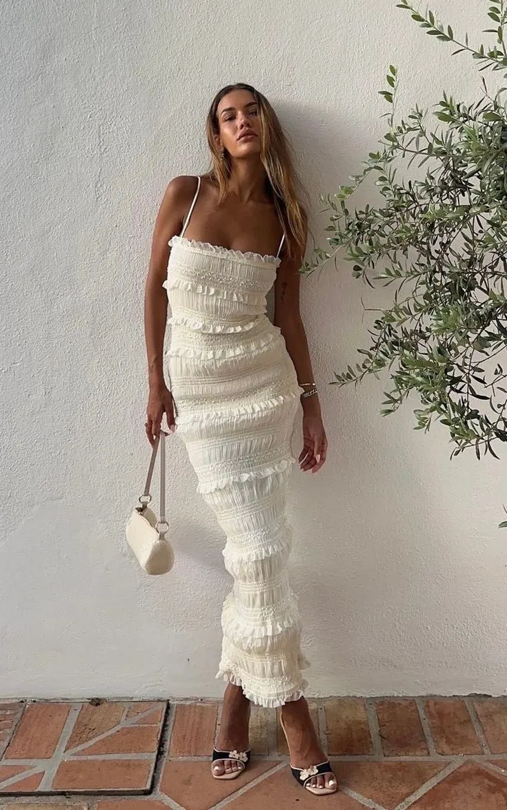Danielle | Layered Ruffle Maxi Dress
