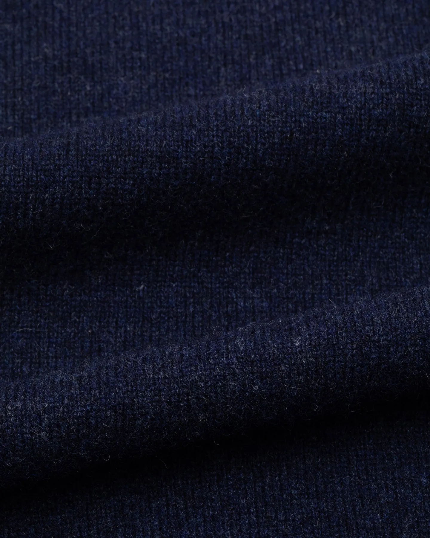 Dark Blue Lambswool Crew Neck