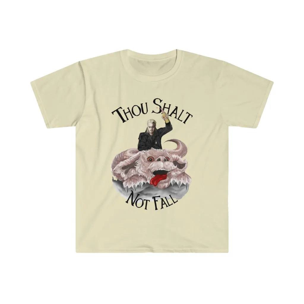 David and Falkor w/ words on Softstyle