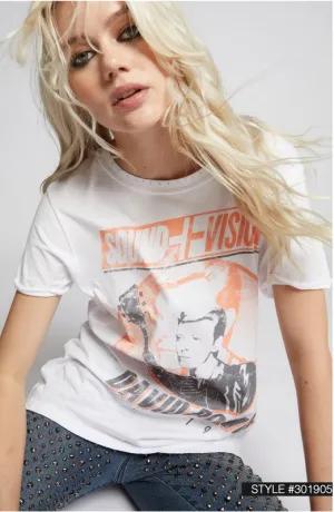 David Bowie Sound   Vision Tour Tee, Recycled Karma