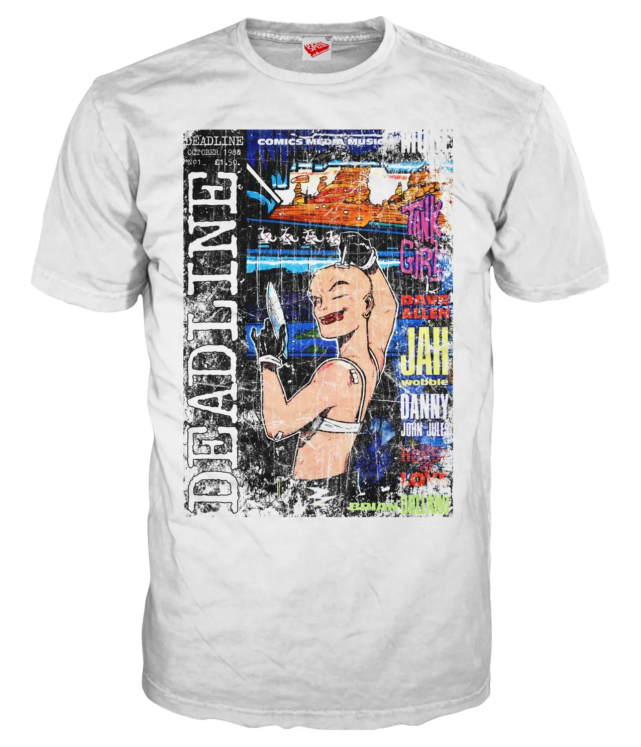 Deadline 1 Tank Official Men's T-shirt (White)