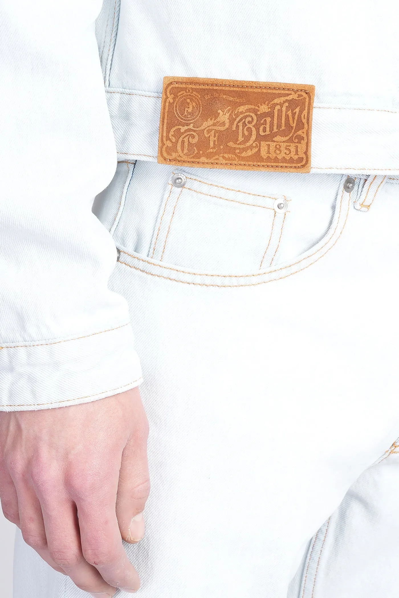 Denim Jackets in cyan cotton