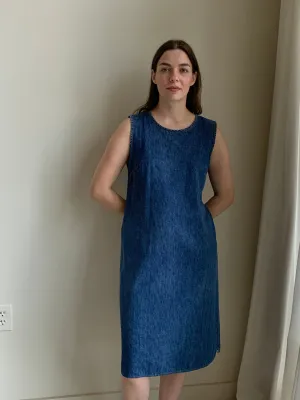 Denim jumper dress