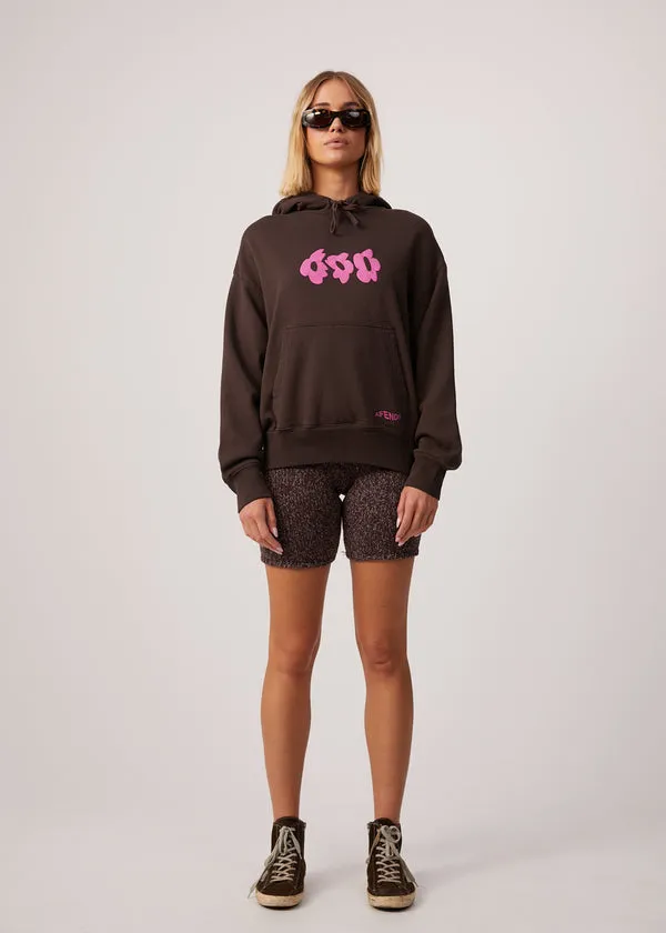 Digital Holiday Recycled Floral Hoodie