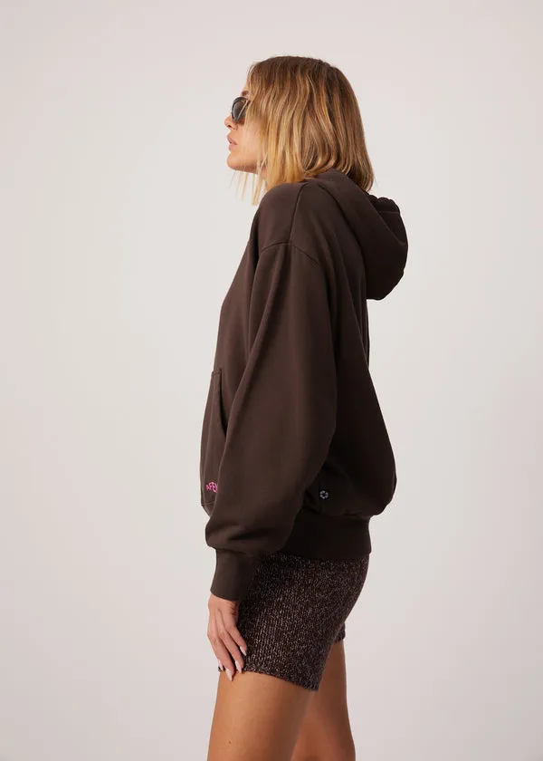 Digital Holiday Recycled Floral Hoodie
