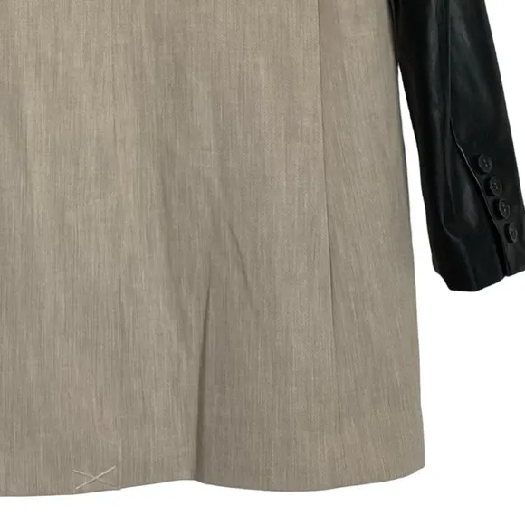 DKNY Mixed Media Tailored Jacket