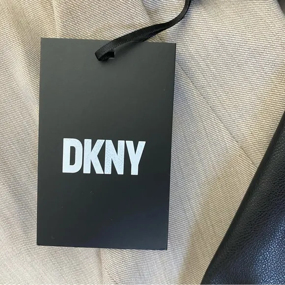DKNY Mixed Media Tailored Jacket