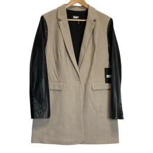 DKNY Mixed Media Tailored Jacket