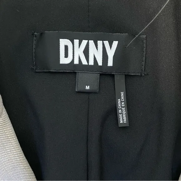 DKNY Mixed Media Tailored Jacket