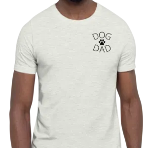 Dog Dad on Side T-Shirts - Light