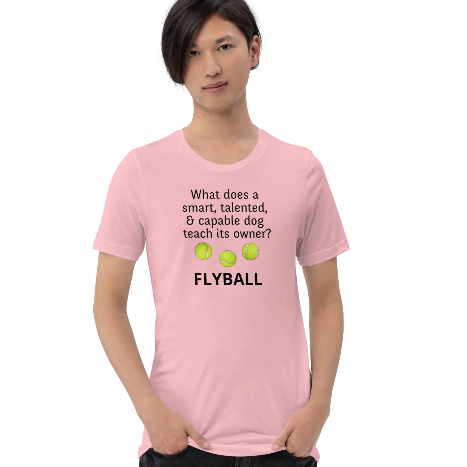 Dog Teaches Flyball T-Shirt - Light