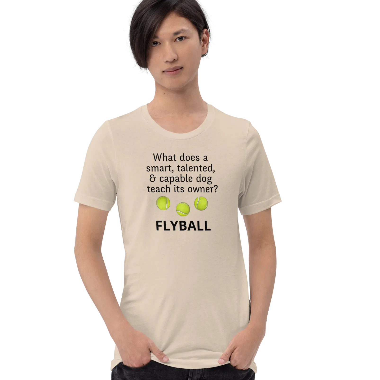 Dog Teaches Flyball T-Shirt - Light