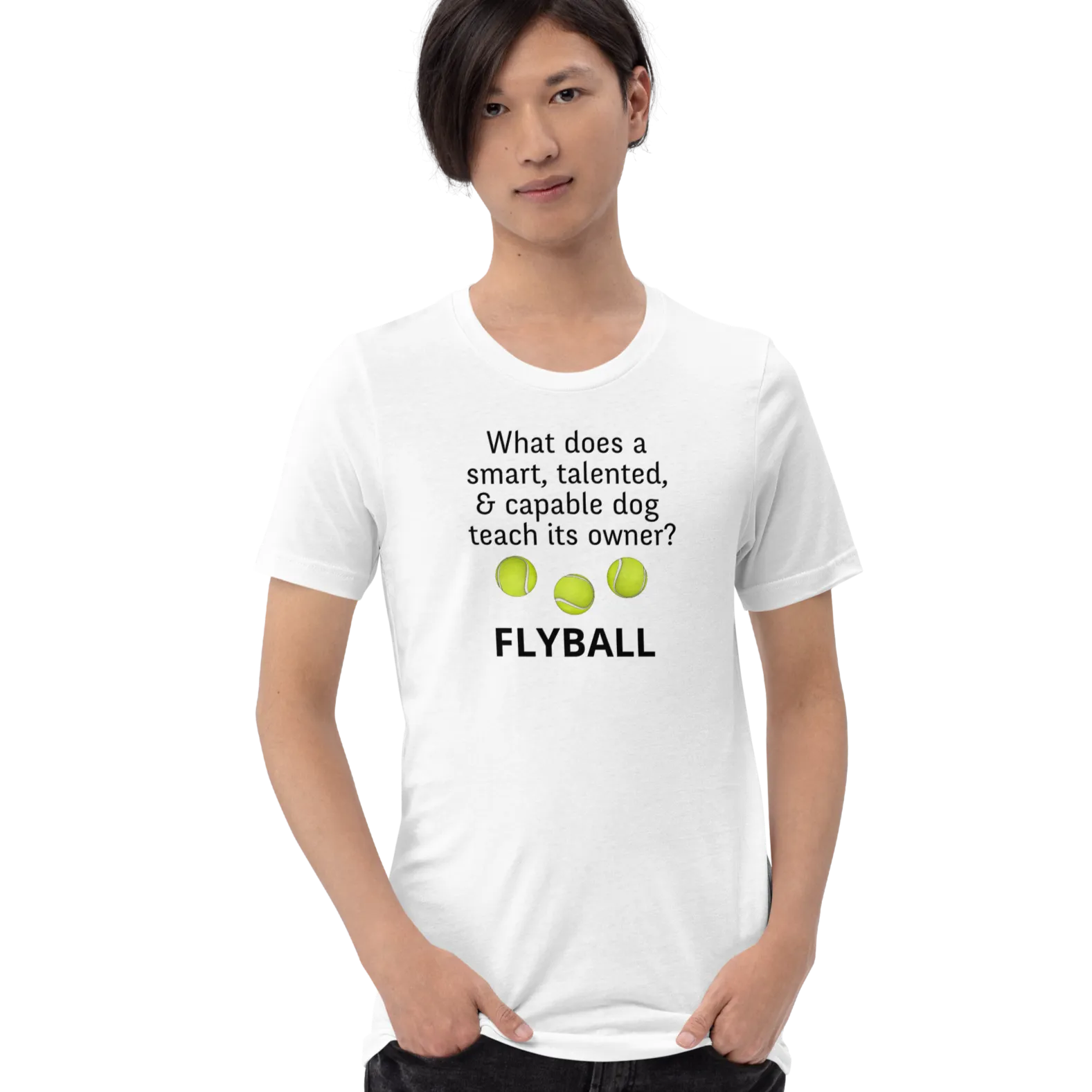 Dog Teaches Flyball T-Shirt - Light