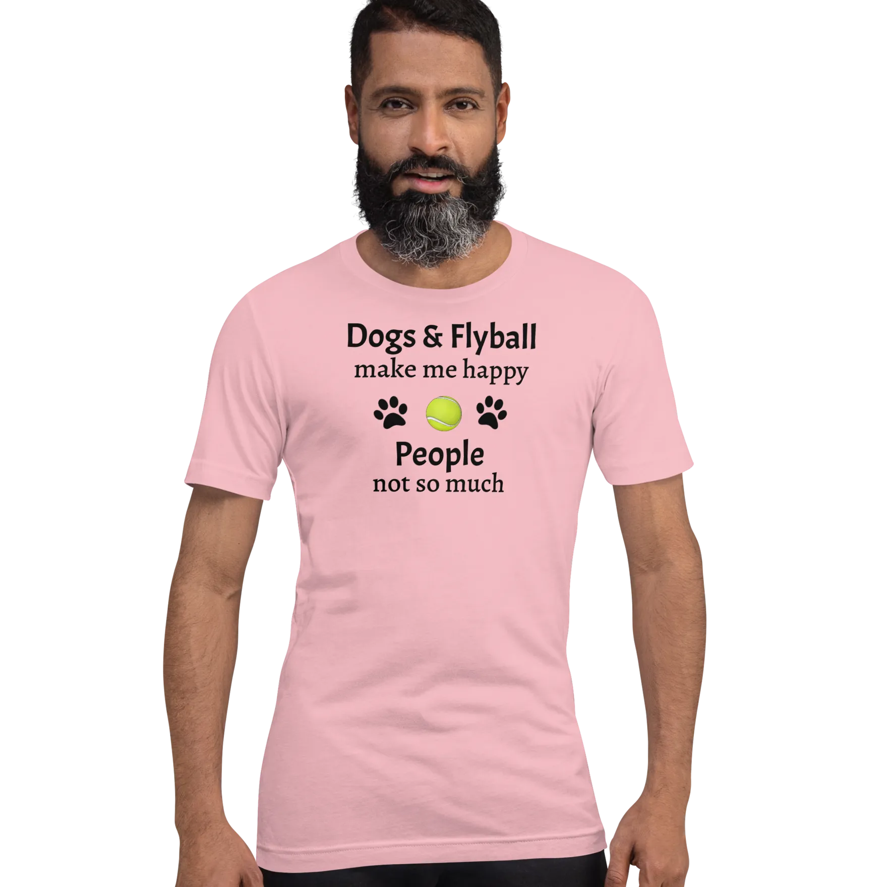 Dogs & Flyball Make Me Happy T-Shirts - Light