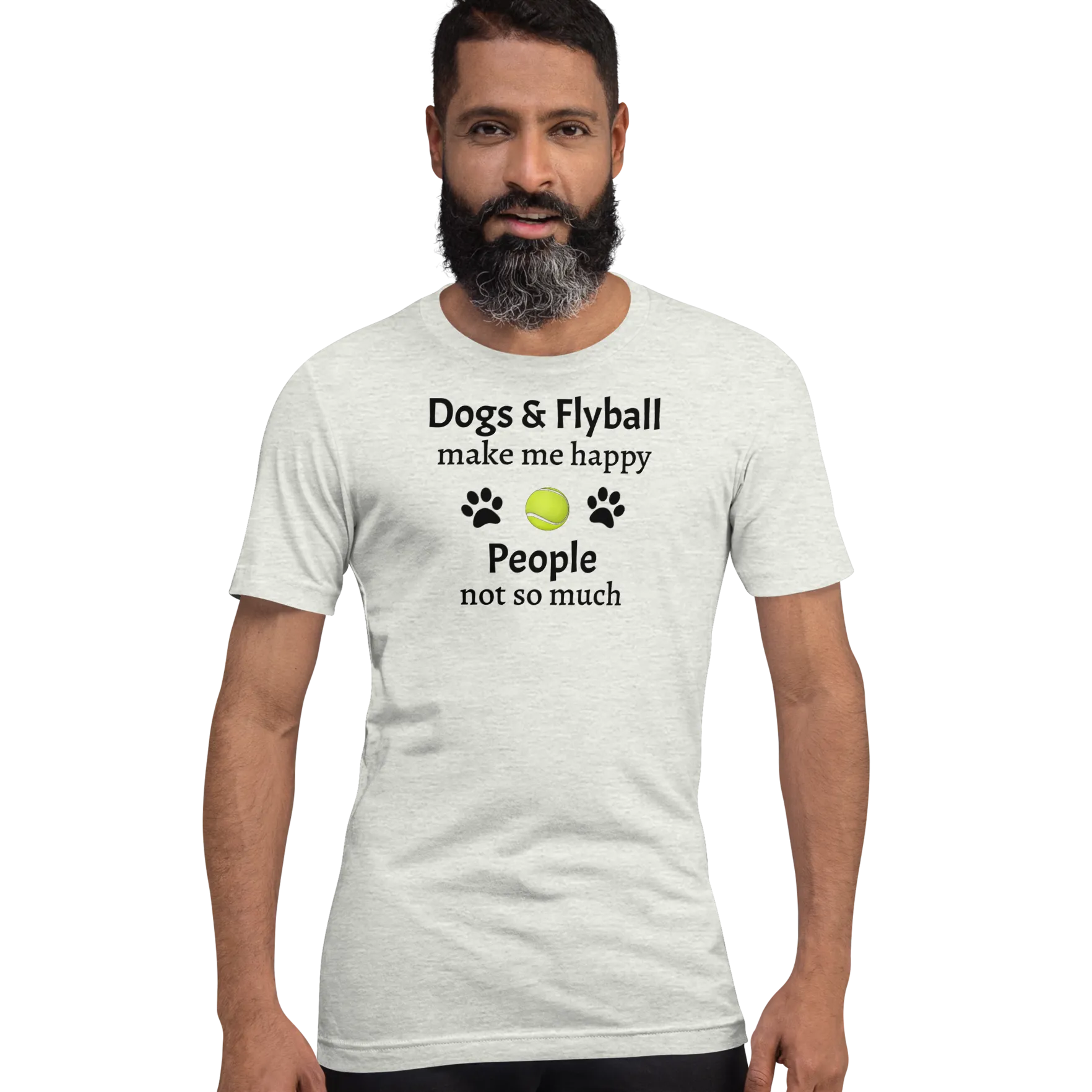 Dogs & Flyball Make Me Happy T-Shirts - Light