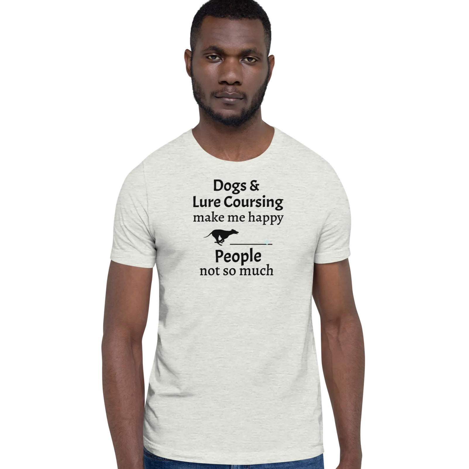 Dogs & Lure Coursing Make Me Happy T-Shirts - Light