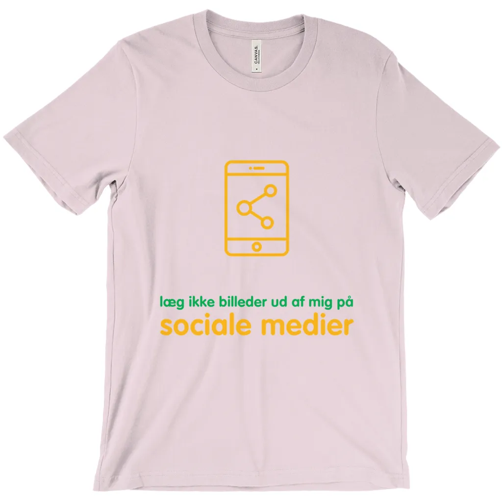 Don't Post me Adult T-shirts (Danish)