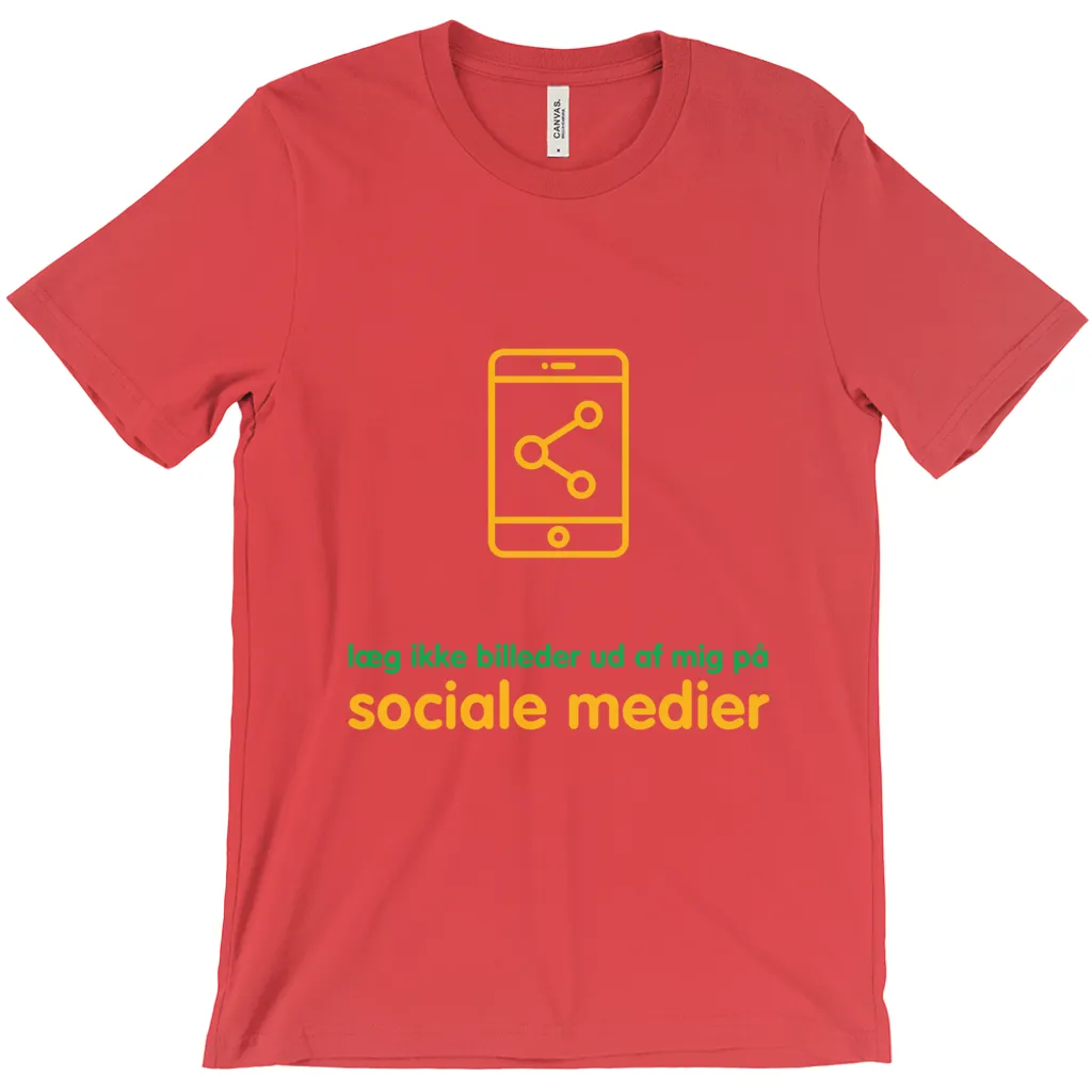 Don't Post me Adult T-shirts (Danish)