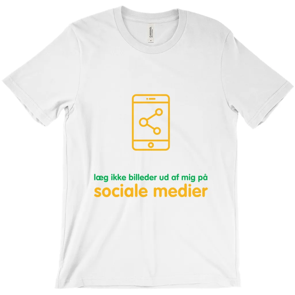 Don't Post me Adult T-shirts (Danish)