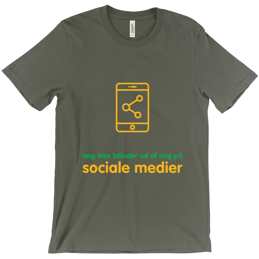 Don't Post me Adult T-shirts (Danish)