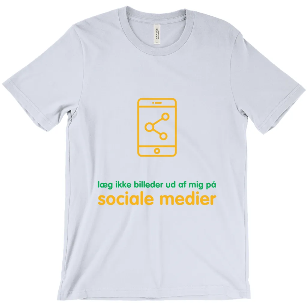 Don't Post me Adult T-shirts (Danish)