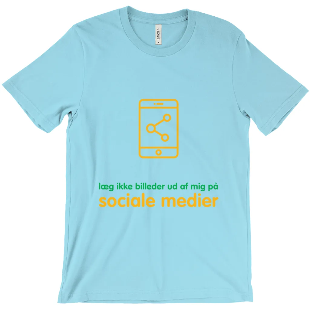 Don't Post me Adult T-shirts (Danish)