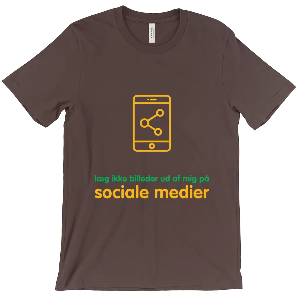 Don't Post me Adult T-shirts (Danish)